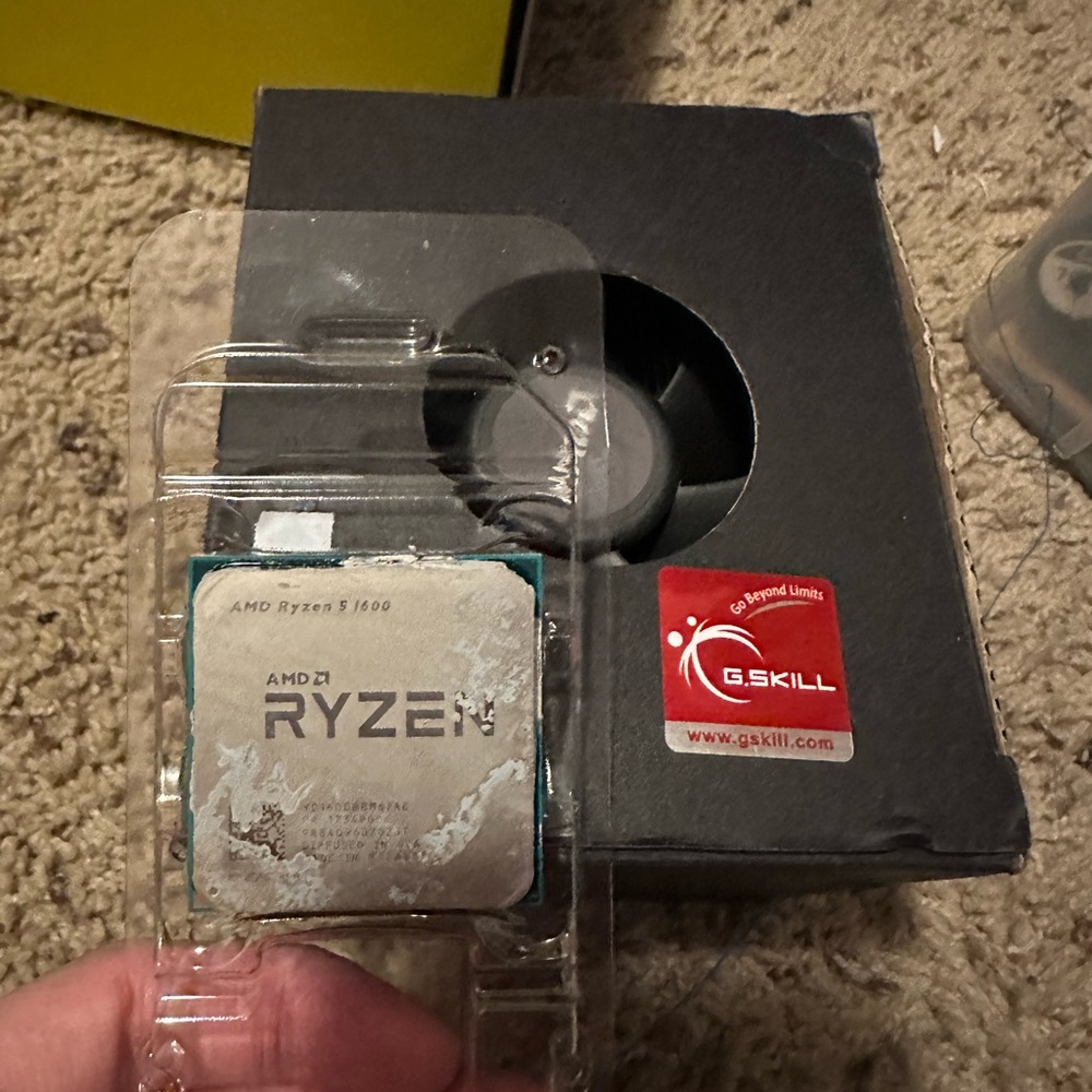 Ryzen 5 1600 cpu and cpu cooler